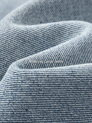 Retro Washing Old Blended Wide-leg Tooling Jeans