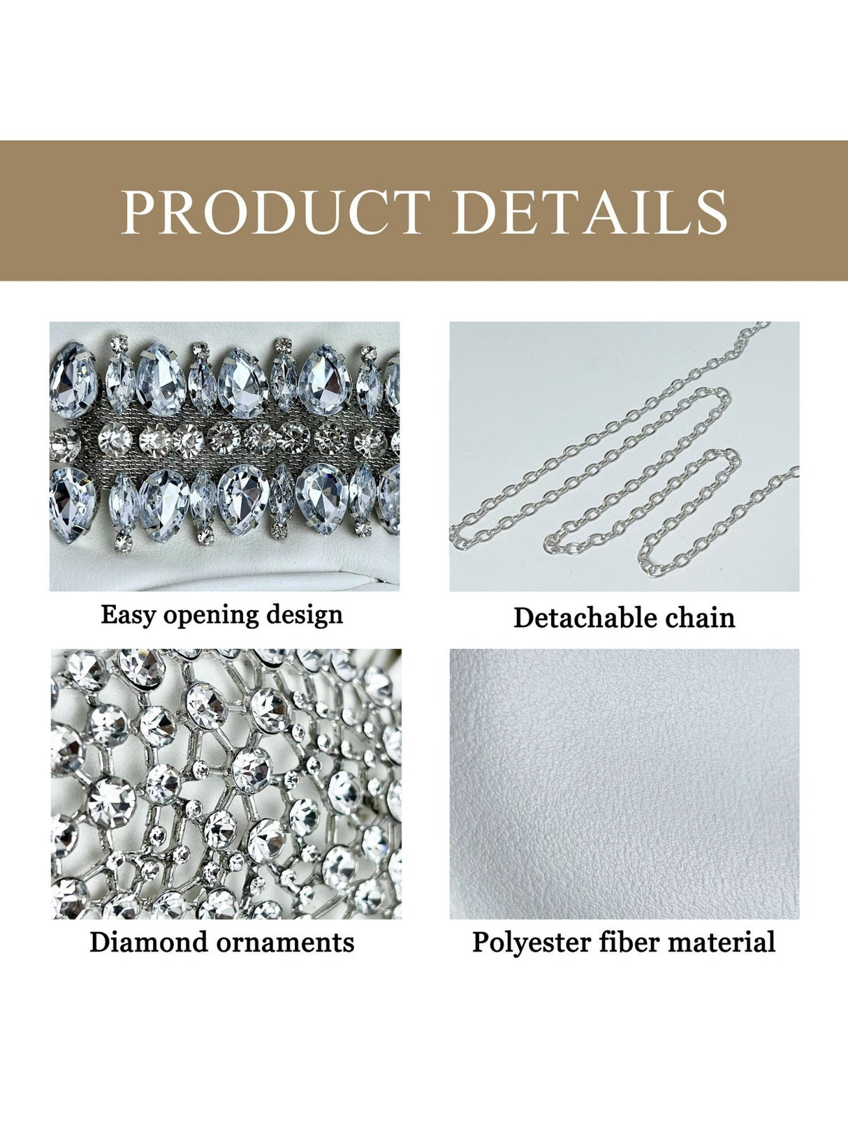 Liber Four Seasons ACC Pleated Diamond Cloud Bag