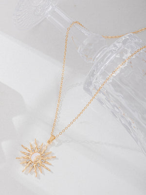 Alloy Sun Necklace