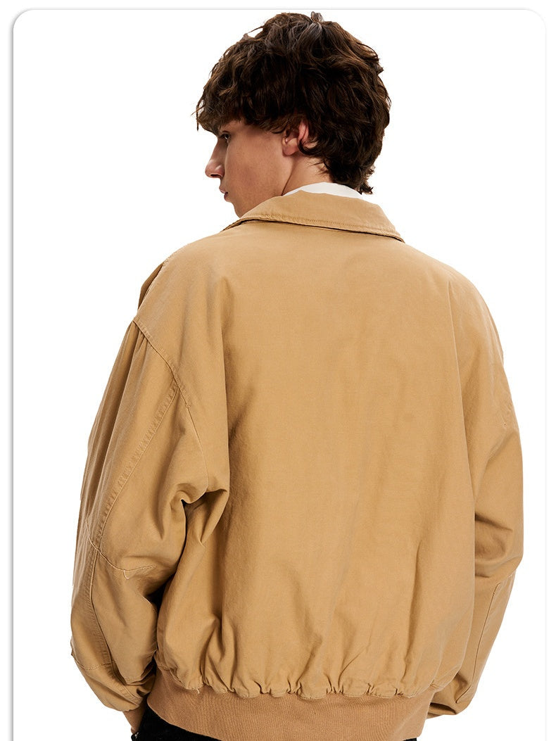 Retro Embroidery Old Loose Work Jacket