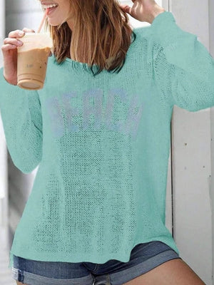 Liber Summer Women's Printed Smock Knitting Sweaters