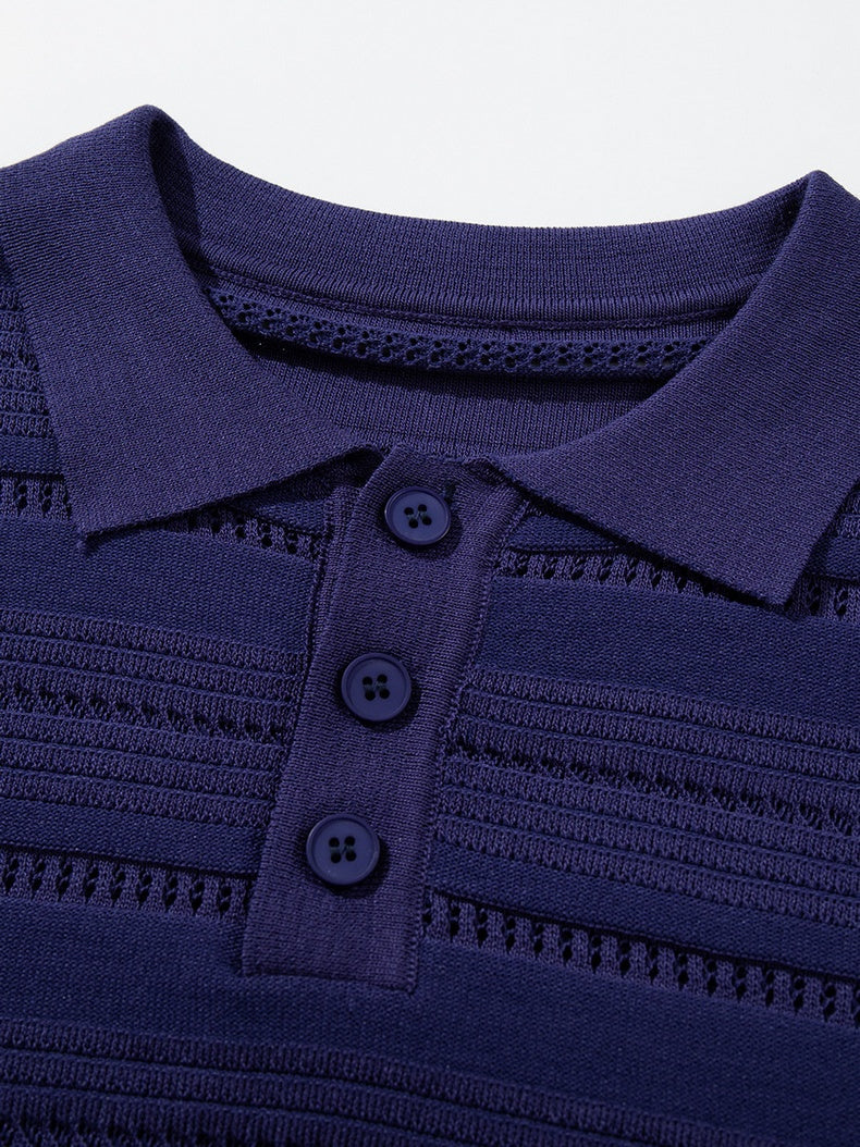 Retro Old Money Style Leisure Polo Shirts