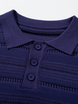 Retro Old Money Style Leisure Polo Shirts