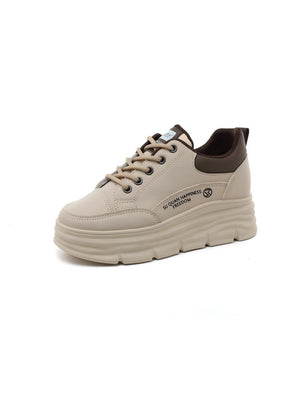 Colorblock Thick-Sole Women's Casual Sneakers