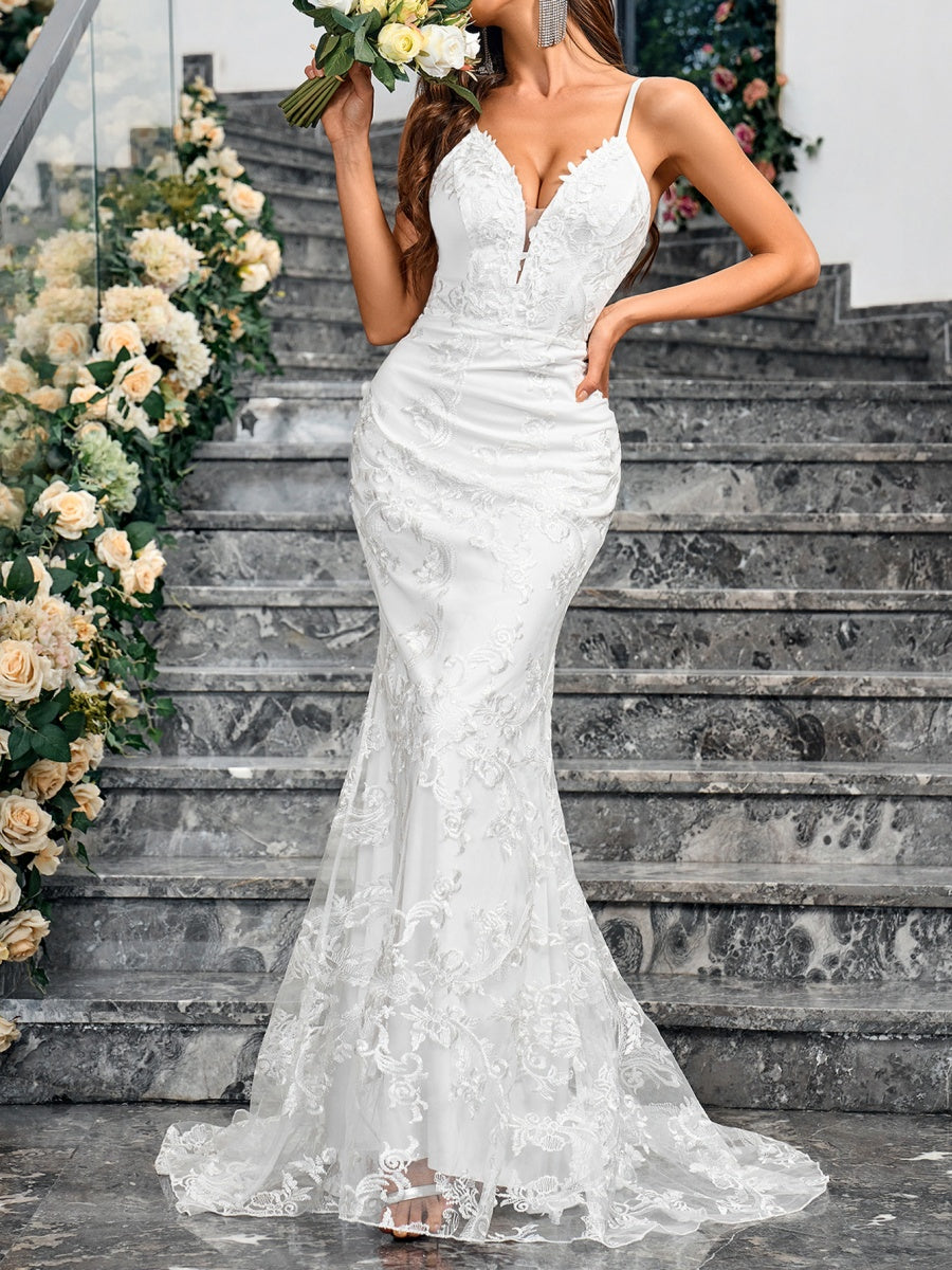 Liber Autumn Women's Lace Maxi Dresses