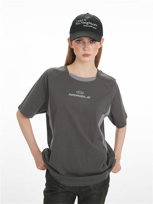 Liber Summer Women's Printed Letter T-shirts