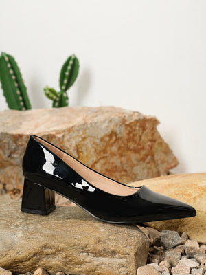 Classic Pointed-toe Chunky Heels