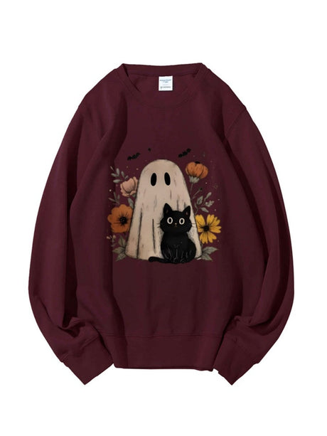 Halloween Pullover Printed Sweatshirt
