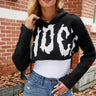 Hooded Shorts Letter Sweater