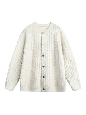 4 Colors Round Neck Cardigans