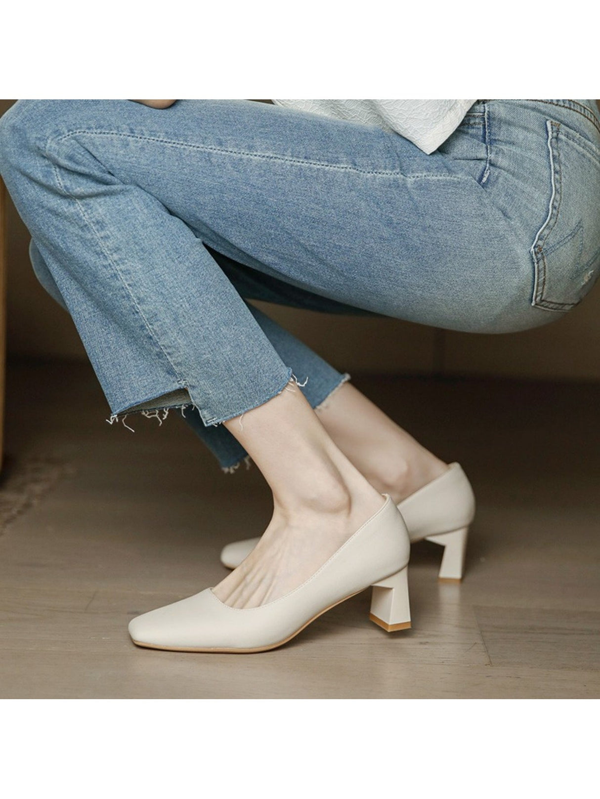 Liber Spring and autumn women's high heels