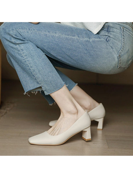 Liber Spring and autumn women's high heels