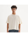 Liber Summer Men's Slightly short hem Solid Color T-shirts
