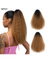 Small Curly Ponytail Synthetic Fiber Drawstring Braid High-temperature Silk Wig