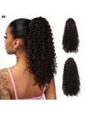 Small Curly Ponytail Synthetic Fiber Drawstring Braid High-temperature Silk Wig