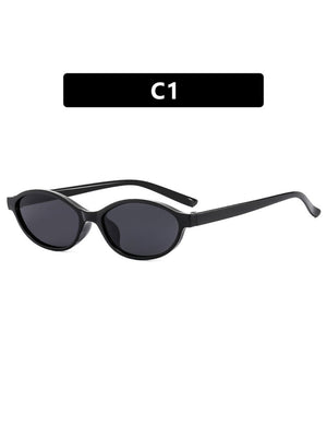 Stylish Oval-framed Sunglasses