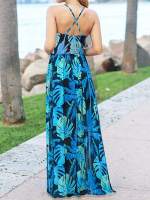 Robes maxi bohèmes à imprimé floral