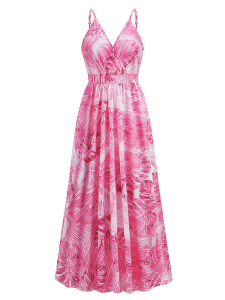 Robes maxi bohèmes à imprimé floral