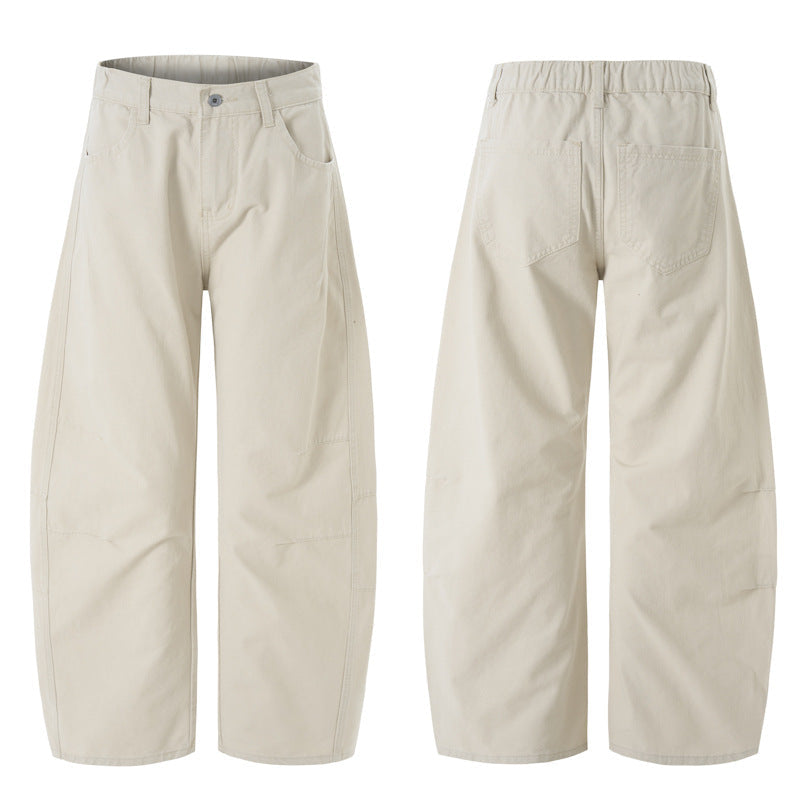 Deconstruction Machete Loose Silhouette Vintage Floor-length Pants