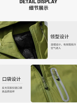 Outdoor Windproof Triple Fleece Windproof Jacket
