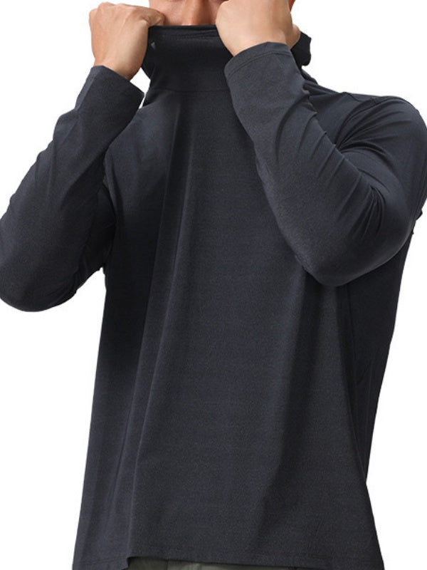 Outdoor Lightweight Breathable Quick-drying Sports Hooded Long-sleeved T-shirt