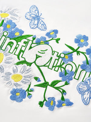 Butterfly Floral Printed T-shirts