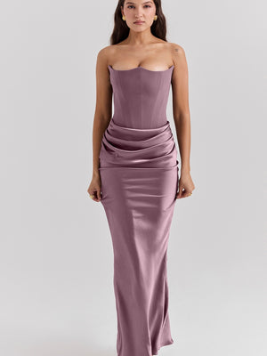 Satin Bob Bob Sexy Slim-fit Mermaid Long Dress