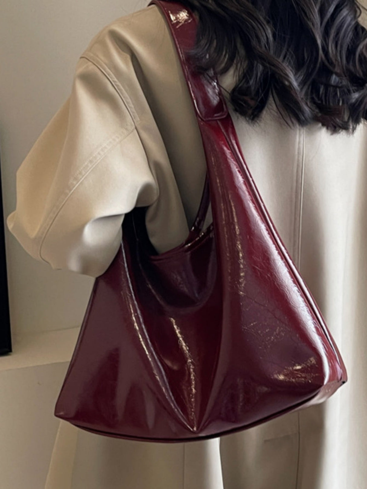 Soft And Spacious Commuter Shoulder Bag