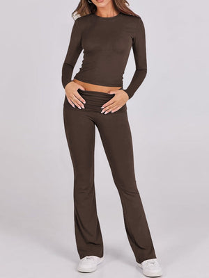 7 Color Round Neck 2-piece Sets