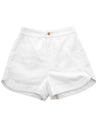 Lightweight Tencel High-waisted Non-stretch Shorts