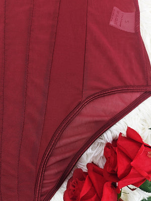 Mesh Perspective Bodysuits