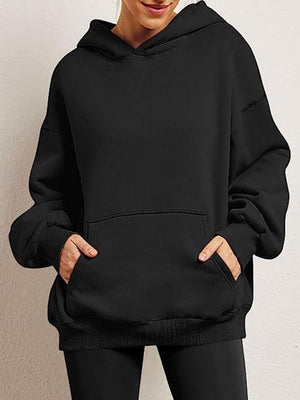 Liber Autumn Women's Pocket Sweatshirts&Hoodies