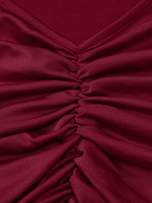 Liber Autumn Women's Backless Pleated Maxi Dresses