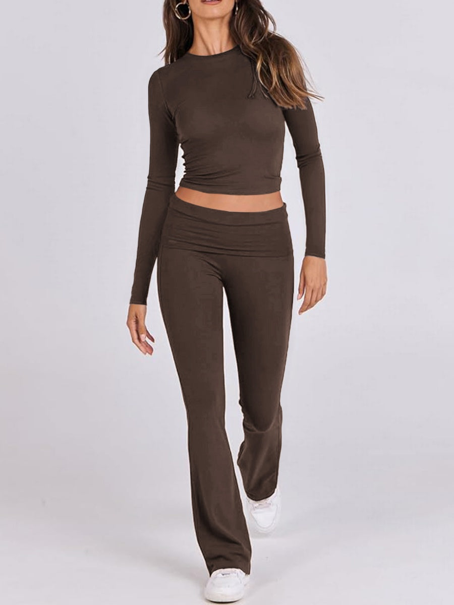 7 Color Round Neck 2-piece Sets