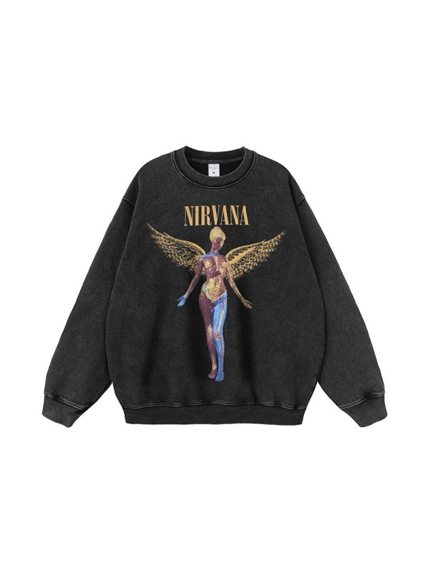 Liber Autumn Neutral wear Printed Cartoon Animation Sweatshirts&Hoodies