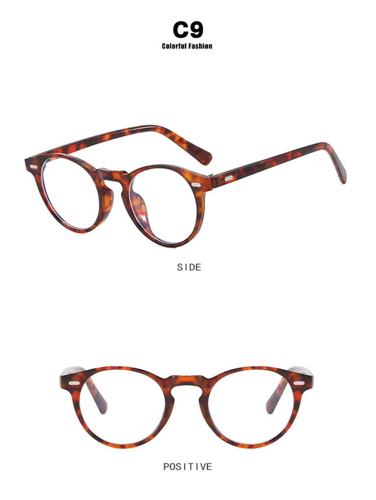 Lunettes de soleil rondes au style rétro minimaliste