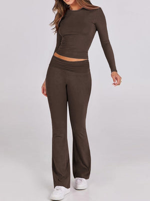 7 Color Round Neck 2-piece Sets