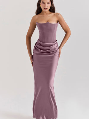 Satin Bob Bob Sexy Slim-fit Mermaid Long Dress