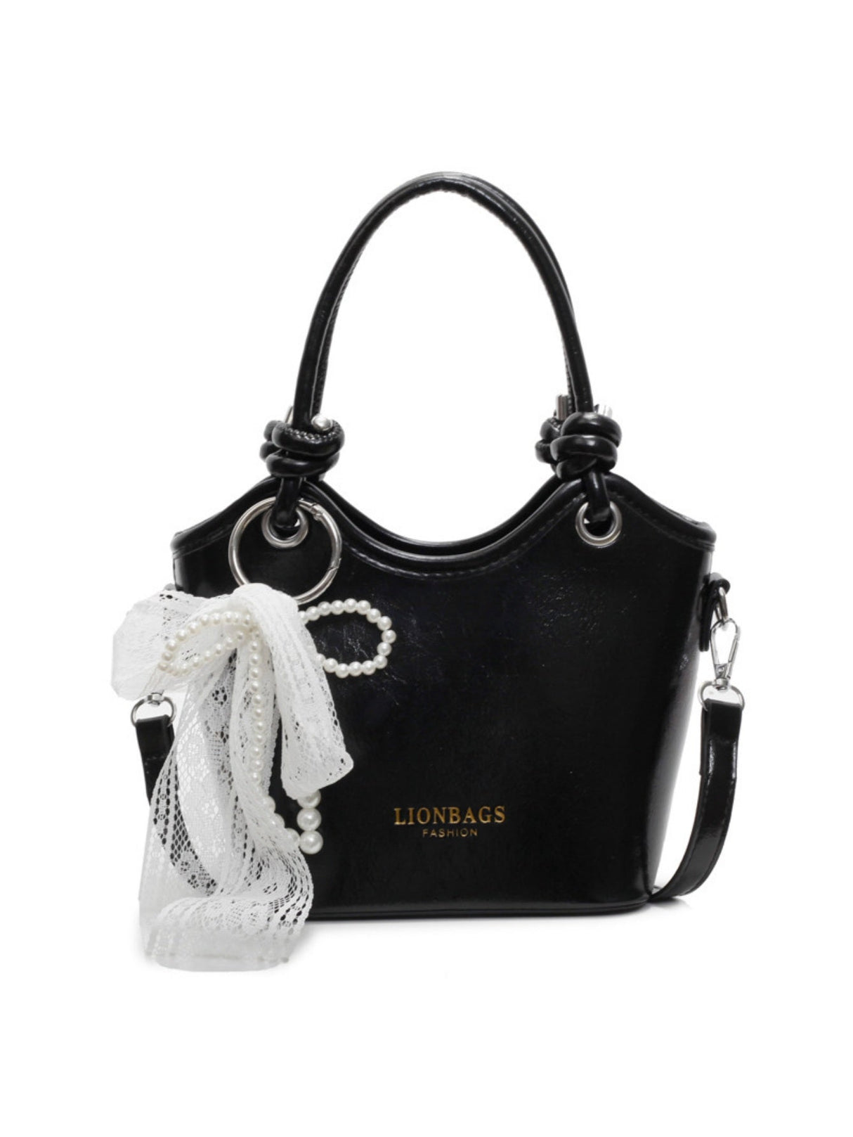 Knotted Color Block Handbag