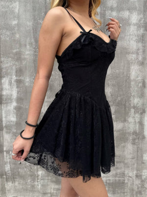 Lace Ruffle Sexy Mini&Short Dresses