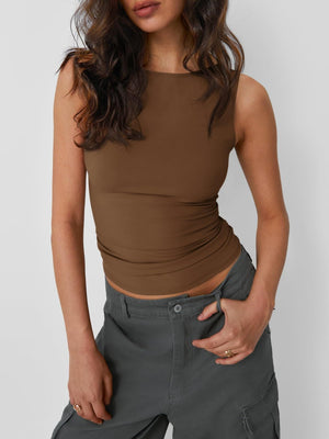 Slim-fit Base Layer Shirt Tank Tops
