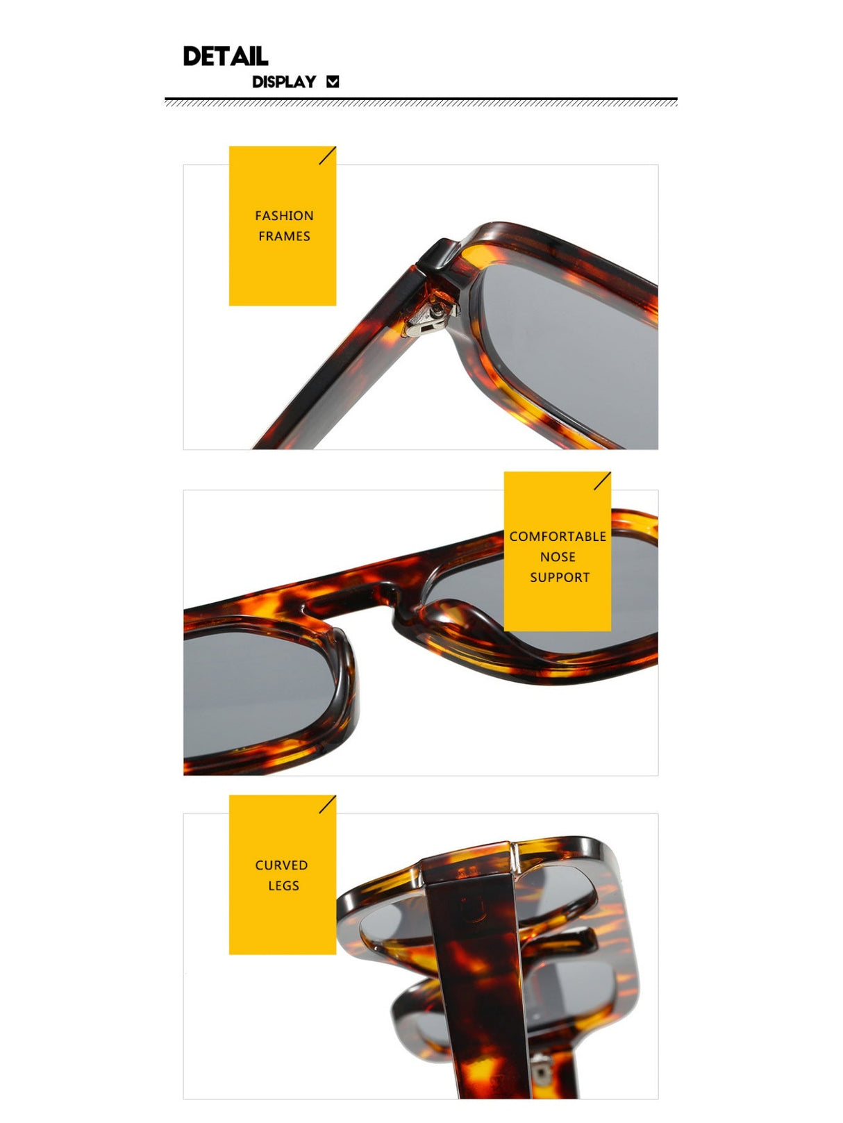 Leopard Print Sunglasses