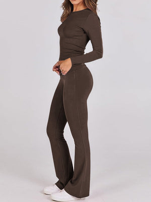 7 Color Round Neck 2-piece Sets