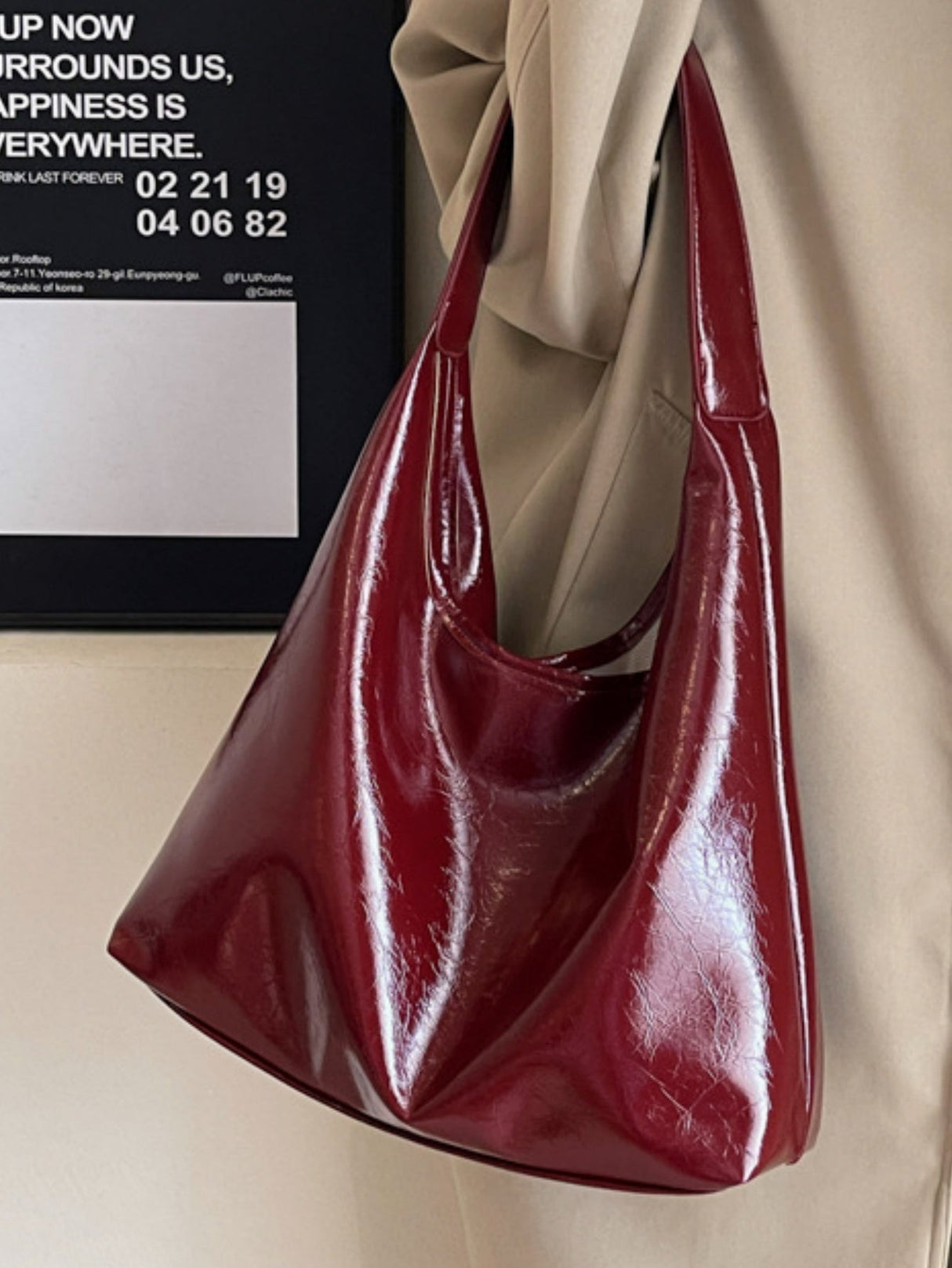 Soft And Spacious Commuter Shoulder Bag