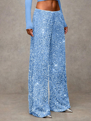 Drawstring Slimming Stretch Straight Leg Trousers