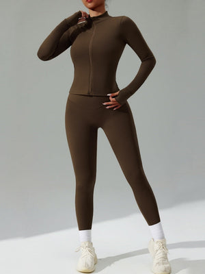 Tight Fit Yoga Sports Quick-drying Three-piece Gym Outfit
