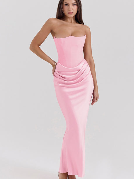 Satin Bob Bob Sexy Slim-fit Mermaid Long Dress