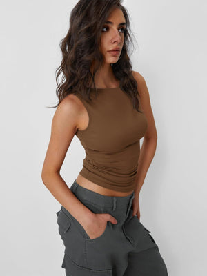 Slim-fit Base Layer Shirt Tank Tops