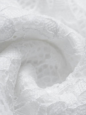 Simplicity Lace V-neck Long Sleeve T-shirts