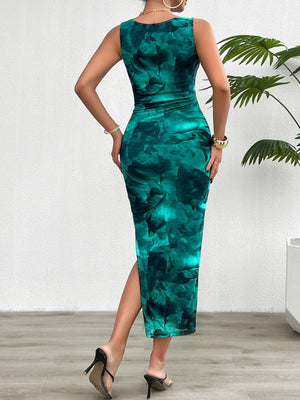 Printed Hip-hugging Sexy Maxi Dresses
